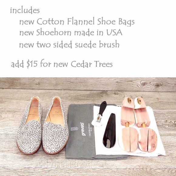 $650 worn 1x GRAVATI Womens 5.5 M Neiman Marcus 4663 Leopard Print add $15 Trees - Picture 5 of 16